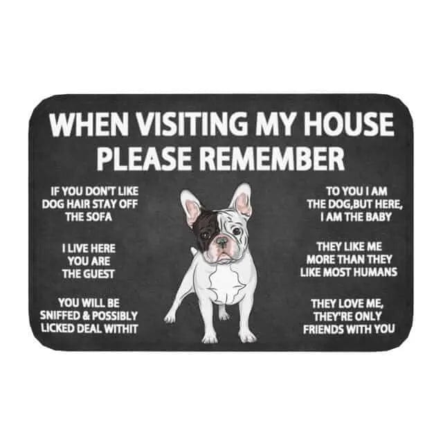 Personalized Dog Mats