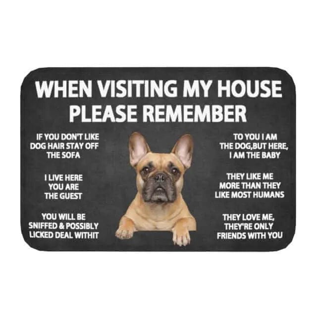 Personalized Dog Mats