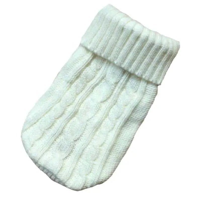Cable Knit Dog Sweater