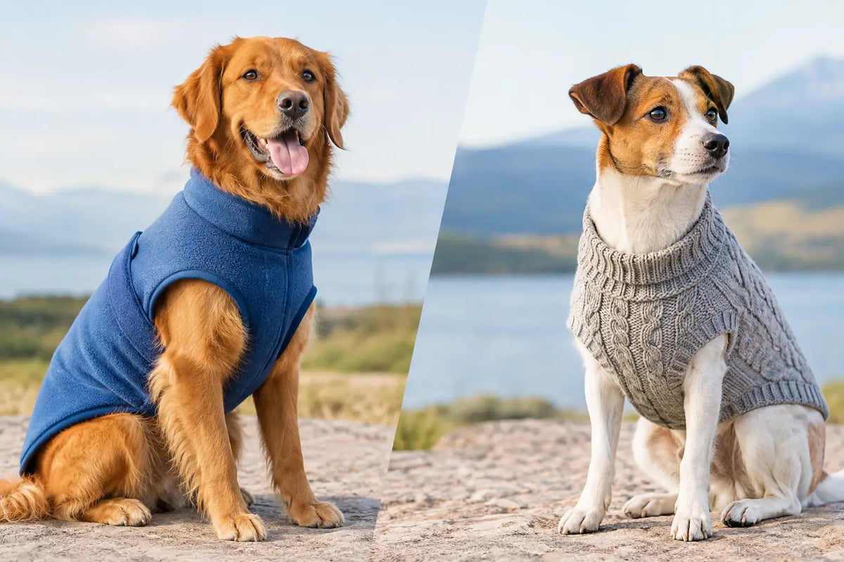 Fleece Coat Versus Sweater: What Does Your Dog Need?