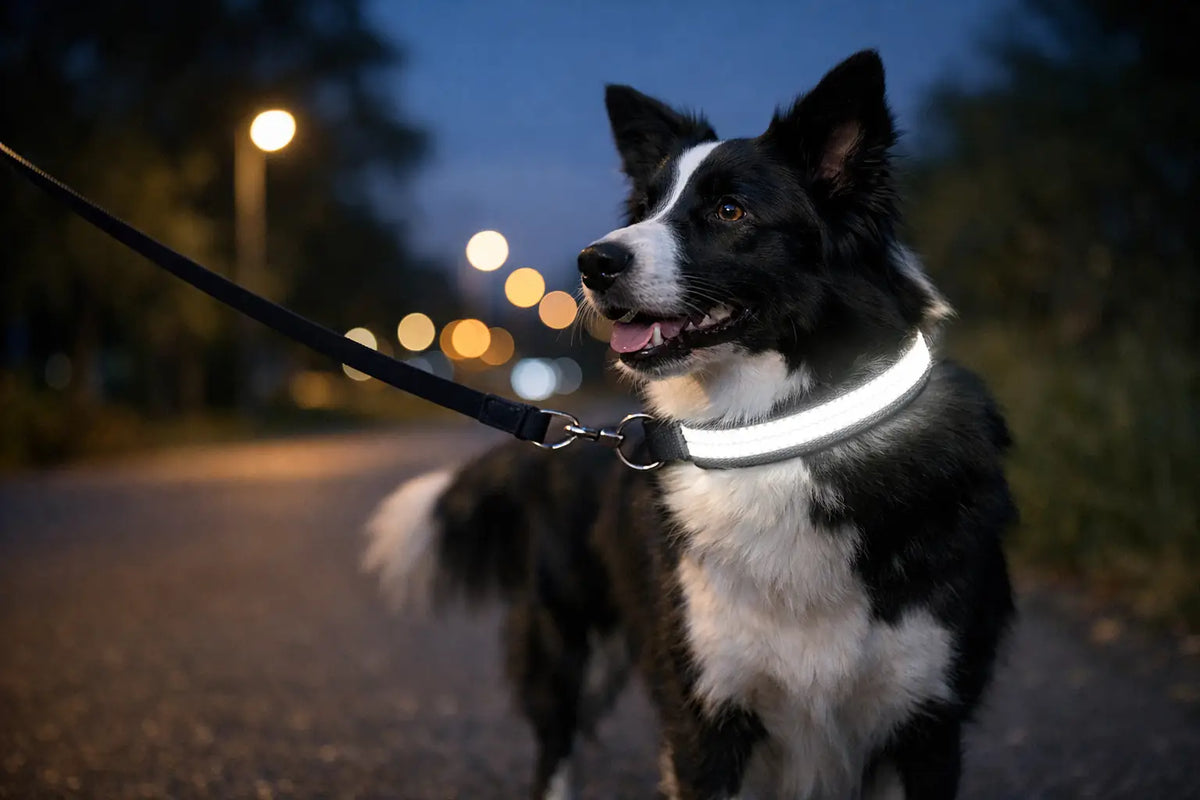 Reflective Dog Collar for Night Walks