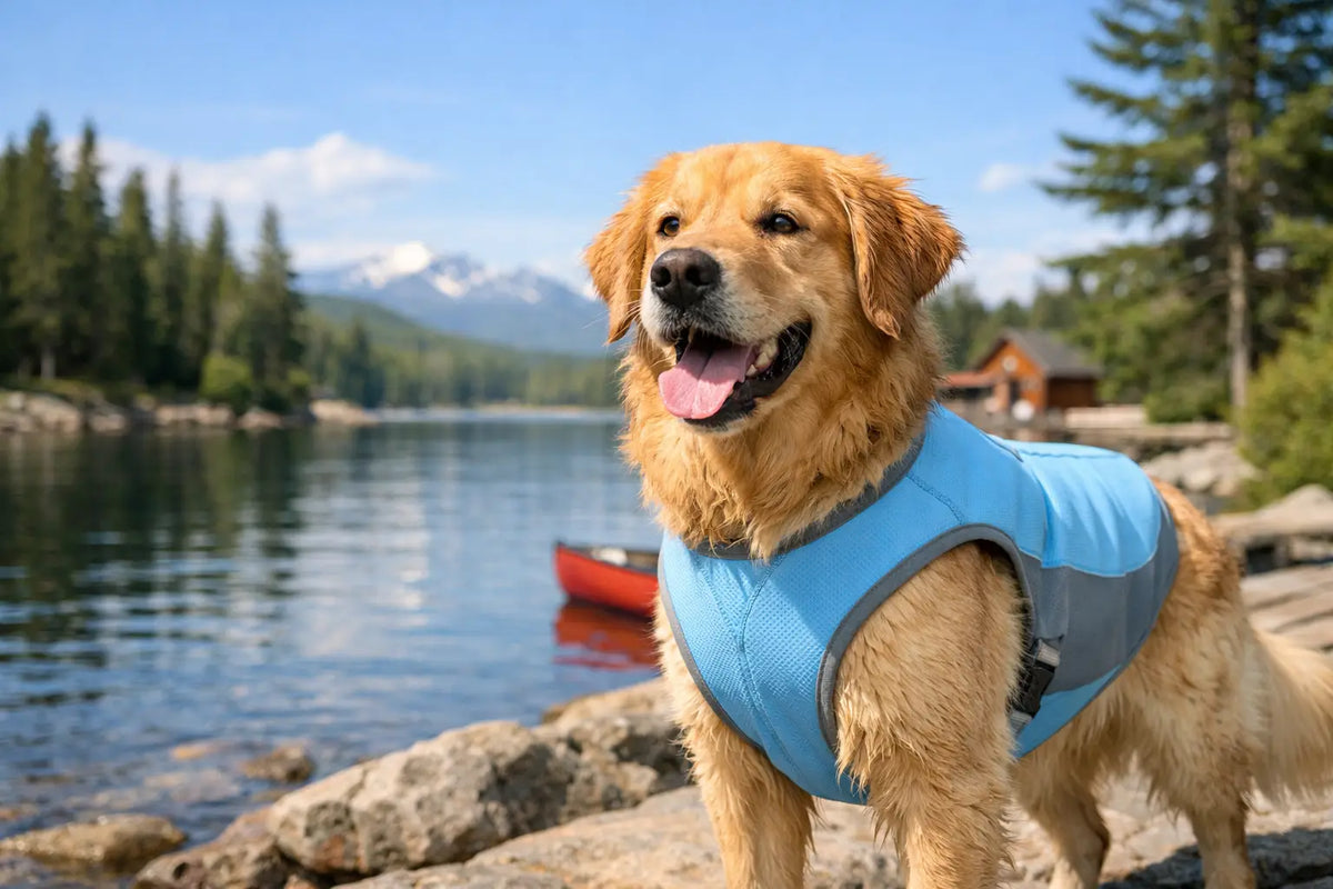 Dog Cooling Vest Review for Hot Canadian Days
