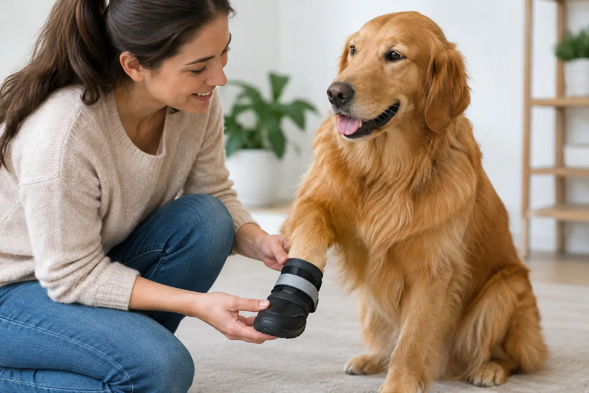How to Teach Dogs Boot Tolerance, One Paw at a Time