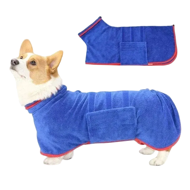 Microfibre Dog Bathrobe