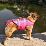 Dog Life Vest Summer Shark Mermaid Harness