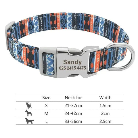 Personalized Engraved Dog ID Collars