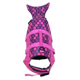 Dog Life Vest Summer Shark Mermaid Harness