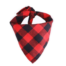 Personalized Plaid Dog Bandana