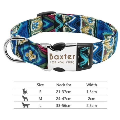 Personalized Engraved Dog ID Collars