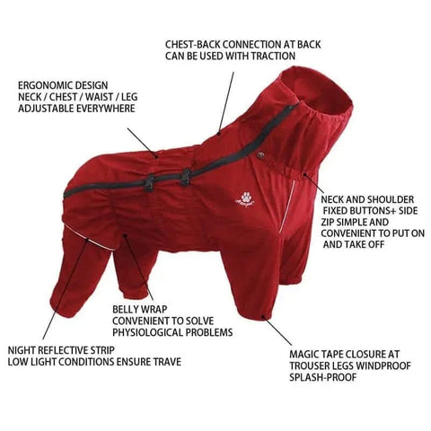 Dog Outdoor Waterproof Jacket