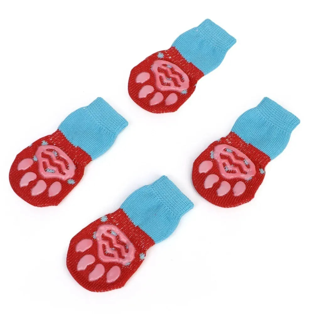 Dog Paw Socks - High-Quality Non-Slip Cotton Socks for Small Dogs