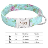 Personalized Nylon Dog Collar