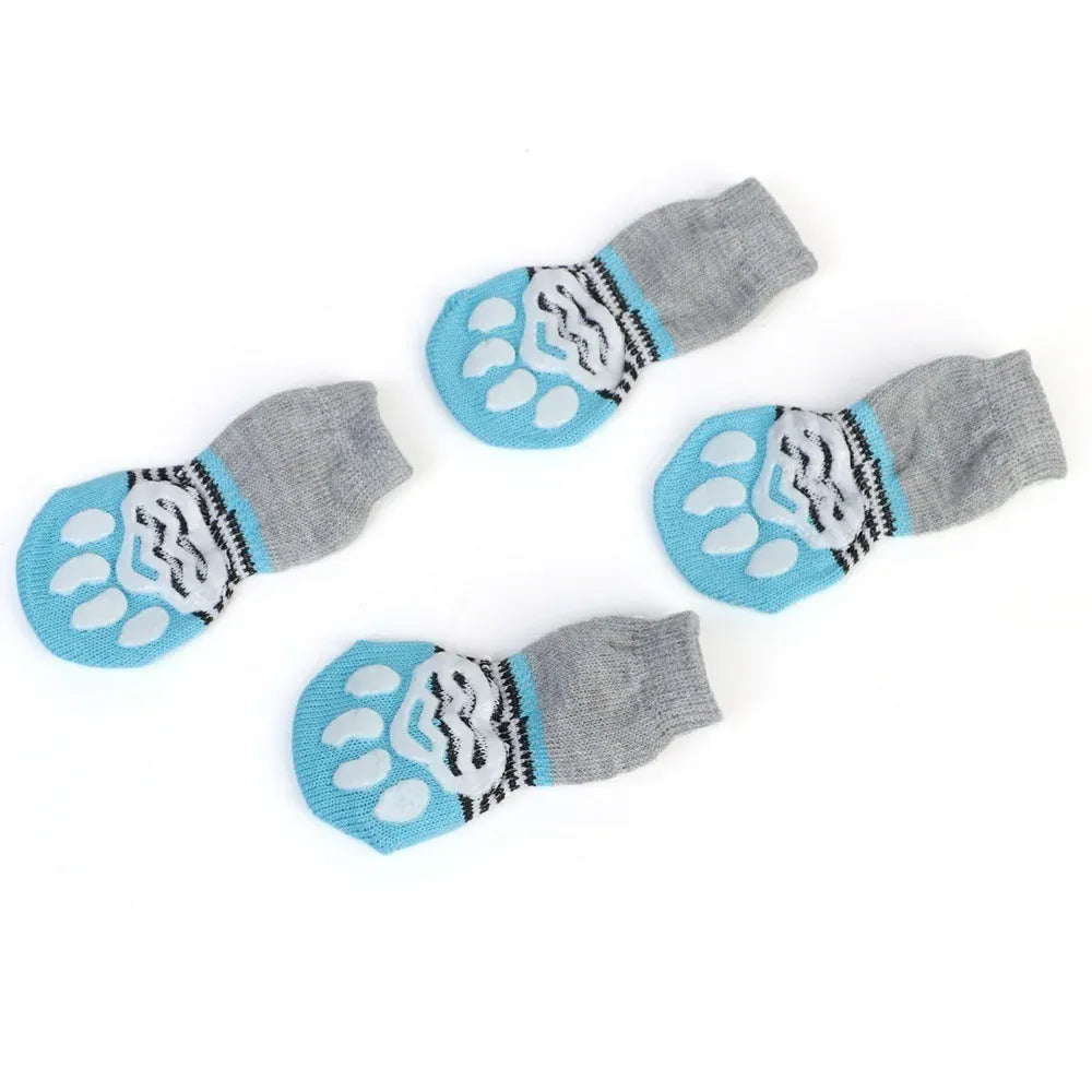 Dog Paw Socks - High-Quality Non-Slip Cotton Socks for Small Dogs