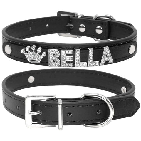 Personalized Bling Rhinestone Luxury Dog Collars