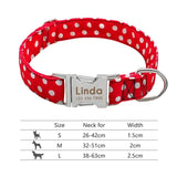 Personalized Nylon Dog Collar