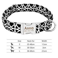 Personalized Nylon Dog Collar