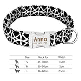 Personalized Nylon Dog Collar