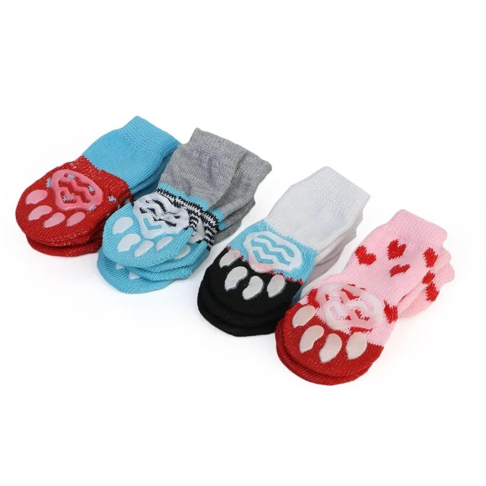 Dog Paw Socks - High-Quality Non-Slip Cotton Socks for Small Dogs