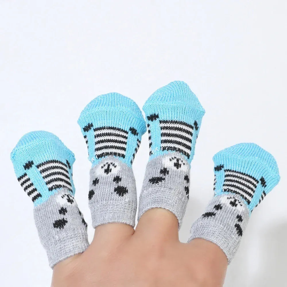 Dog Paw Socks - High-Quality Non-Slip Cotton Socks for Small Dogs