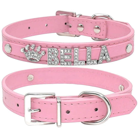 Personalized Bling Rhinestone Luxury Dog Collars