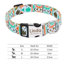 Personalized Nylon Dog Collar