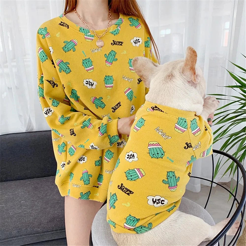 Matching Dog and Owner Pajamas