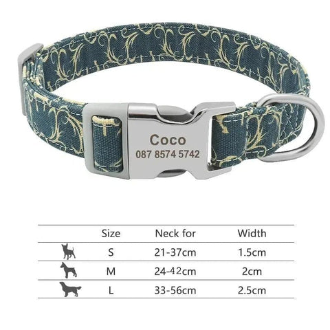 Personalized Engraved Dog ID Collars