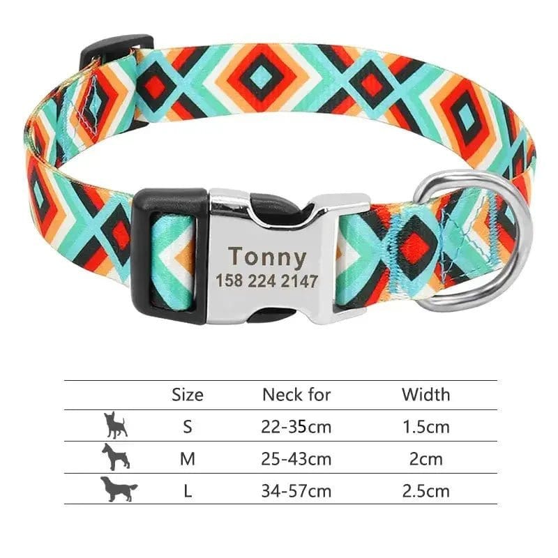 Personalized Engraved Dog ID Collars