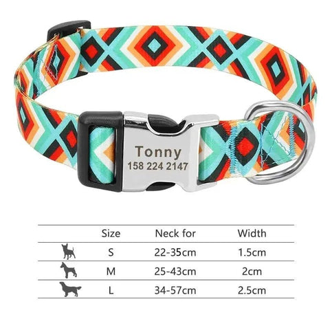 Personalized Engraved Dog ID Collars