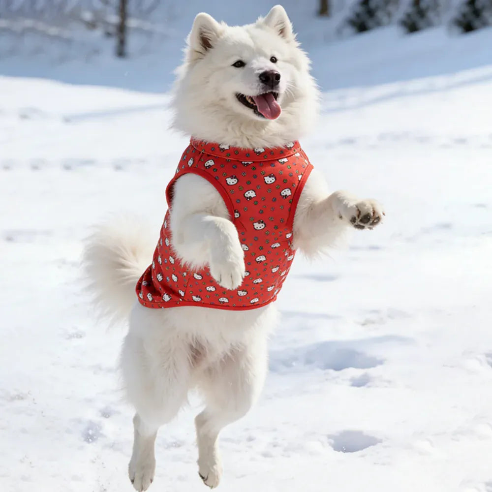 Sanrio Full-Body Print Pet Vest | Soft Sleeveless Dog T-Shirt