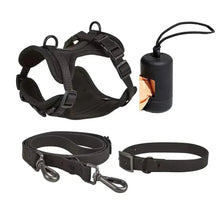 PVC Adjustable Dog Collar Harness Leash Sets