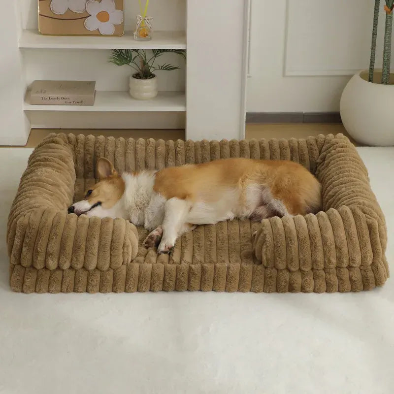 Calming Orthopedic Memory Foam Sofa Dog Bed