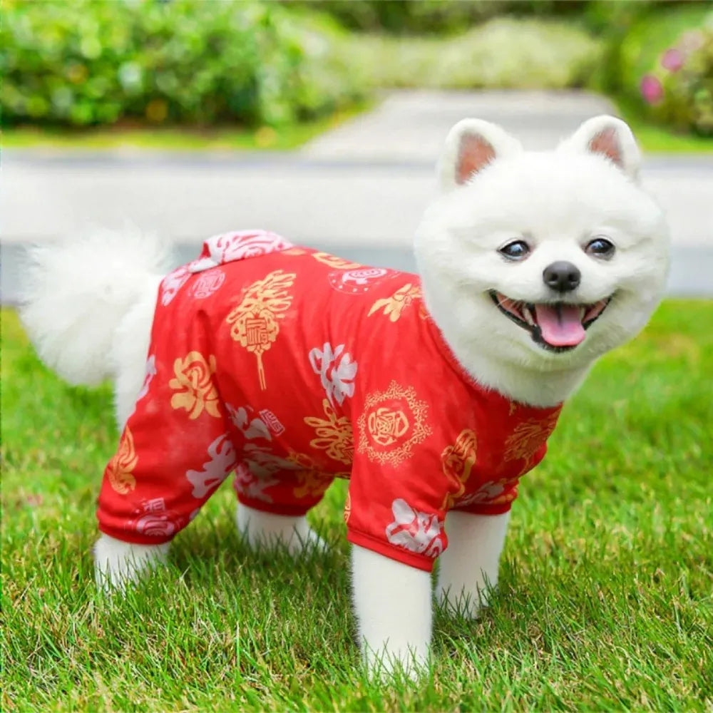 Dog & Cat Cooling Jumpsuit | Breathable Mesh Pet Clothes XS–4XL