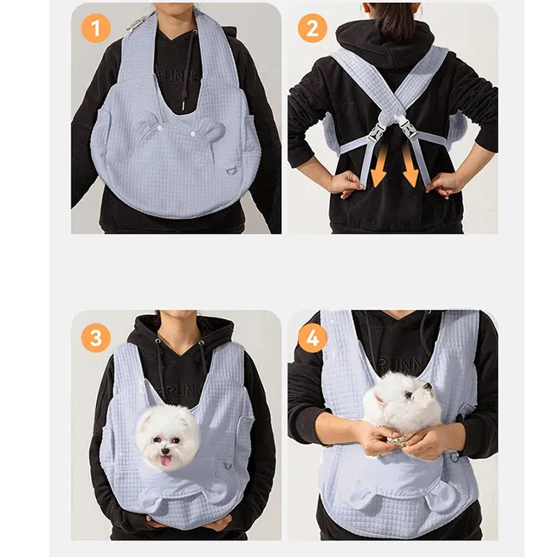 Portable Soft Outdoor Dog Backpack