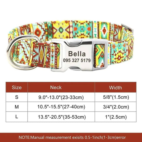 Personalized Engraved Dog Collar