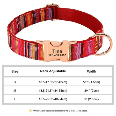 Personalized Engraved Dog Collar