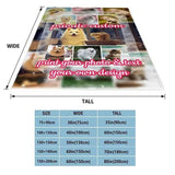 Personalized Dog Fleece Blankets