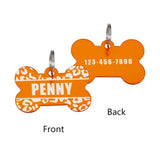 Personalized Double Sided Engraved Dog Bone Tag