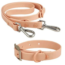 PVC Adjustable Dog Collar Harness Leash Sets