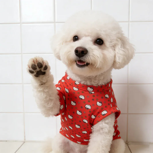 Sanrio Full-Body Print Pet Vest | Soft Sleeveless Dog T-Shirt