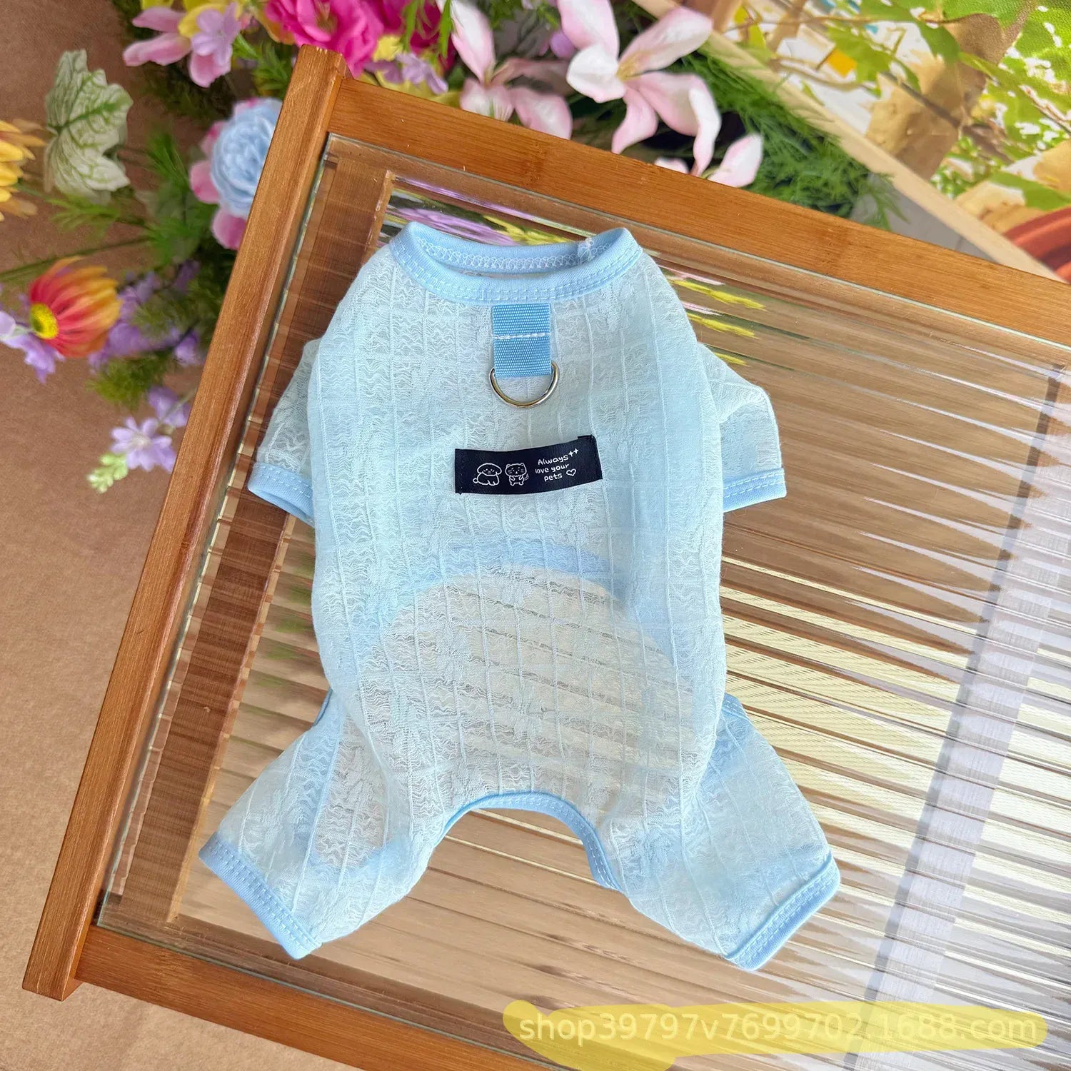Dog Cooling Mesh Jumpsuit | Breathable Summer Outfit for Dogs