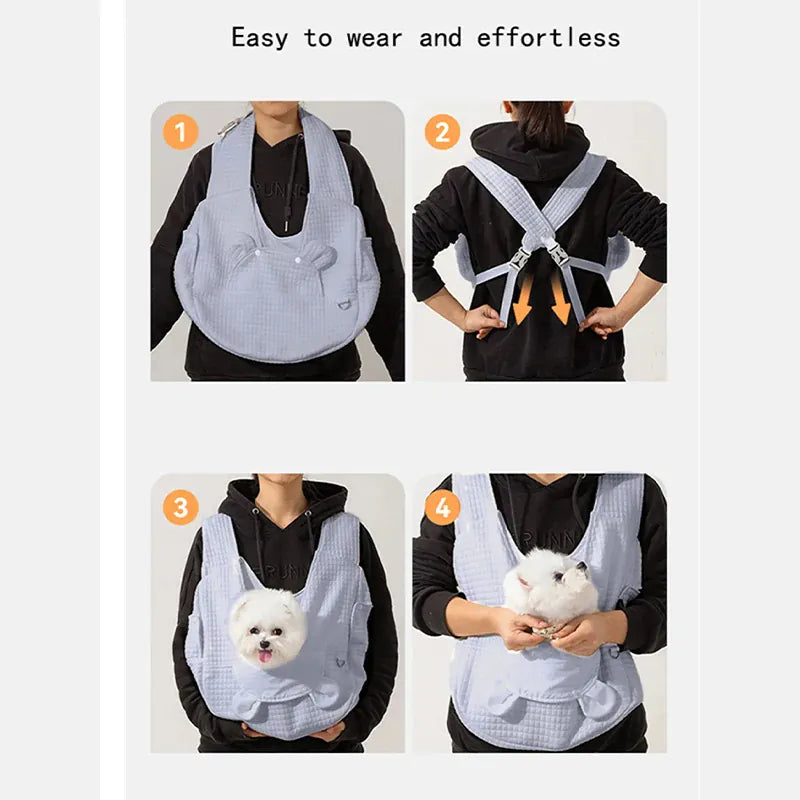 Portable Soft Outdoor Dog Backpack