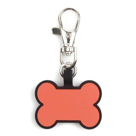 Silent Personalized Double Sided Silicone Dog ID Tag