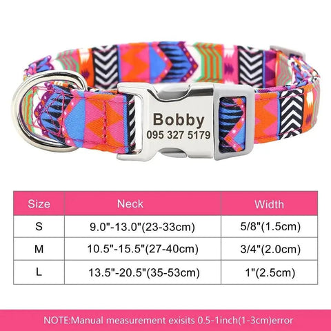 Personalized Engraved Dog ID Collars