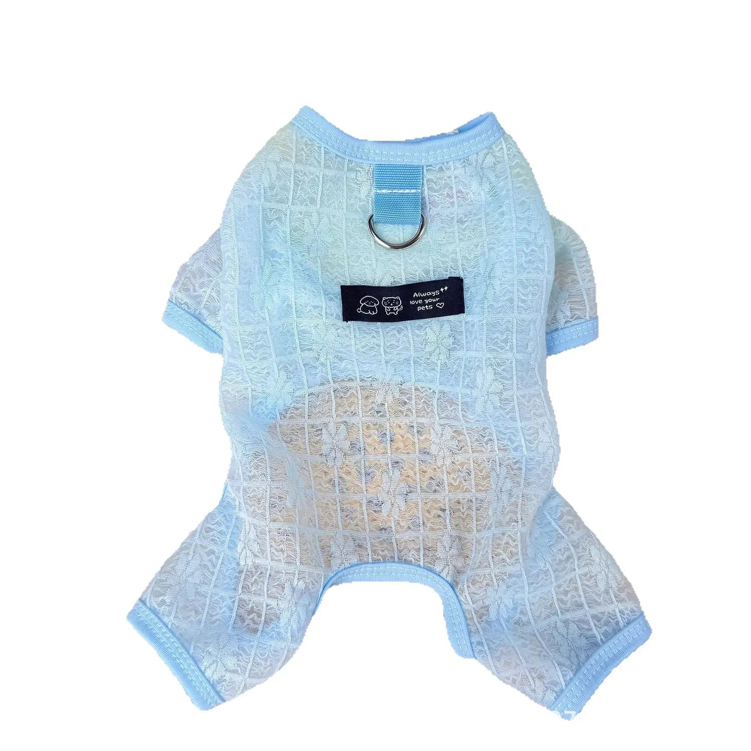 Dog Cooling Mesh Jumpsuit | Breathable Summer Outfit for Dogs