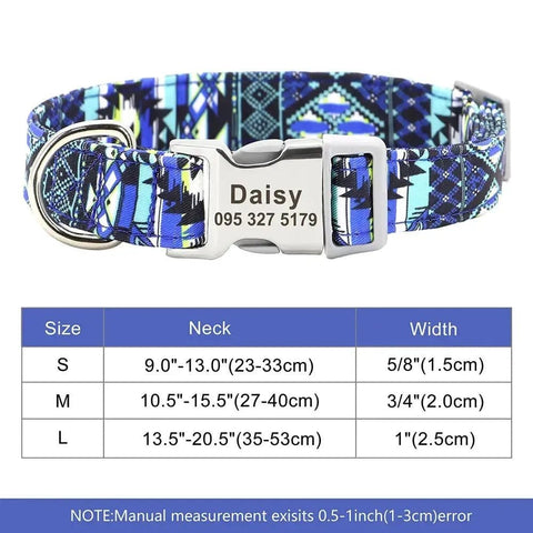 Personalized Engraved Dog ID Collars