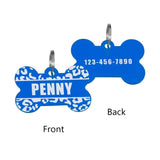 Personalized Double Sided Engraved Dog Bone Tag