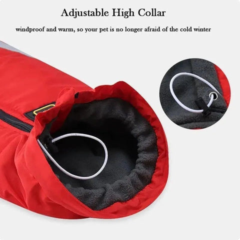 Fleece Lined Dog Coat