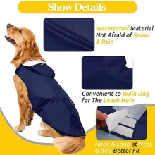 Dog Raincoat Reflective