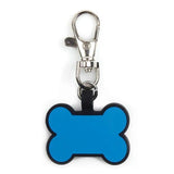 Silent Personalized Double Sided Silicone Dog ID Tag